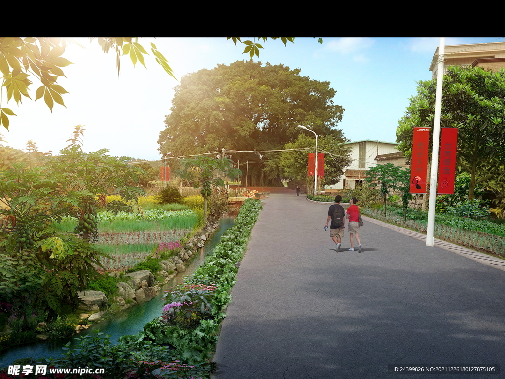 美丽乡村改造乡村振兴改造效果图