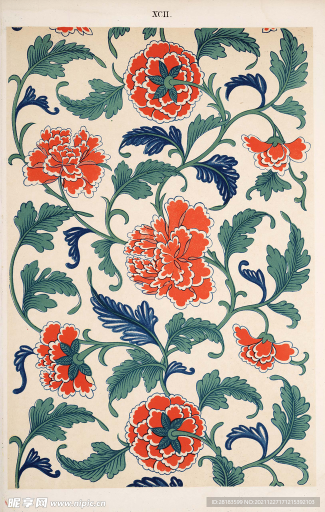 中国中式古典纹样花纹集锦高清