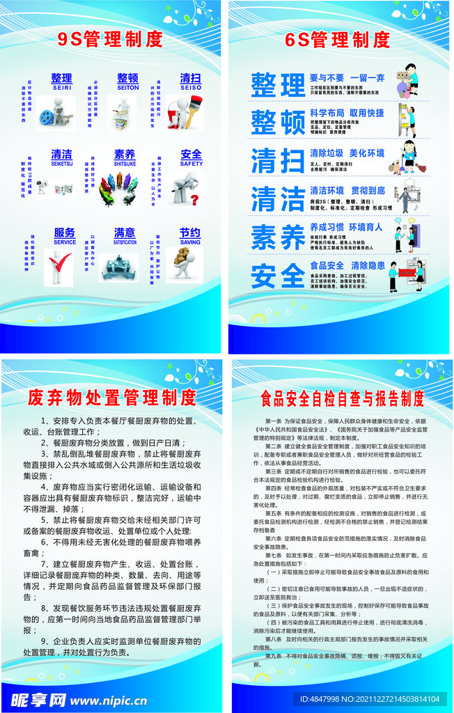 食品安全餐饮相关制度制