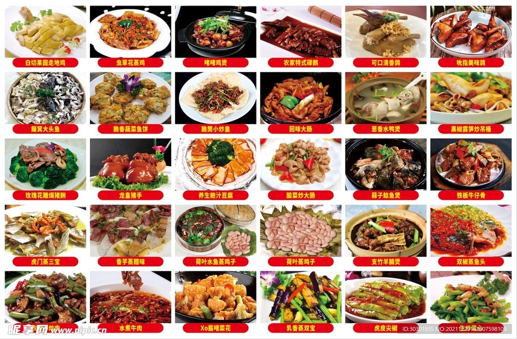 菜品菜谱点菜单菜品图片