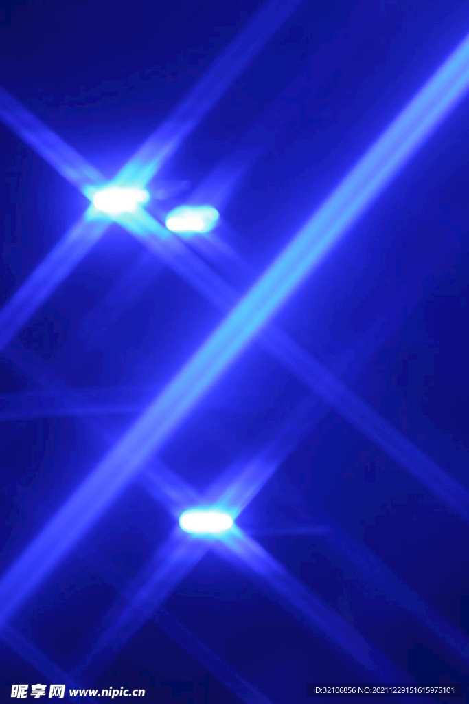 蓝灯光