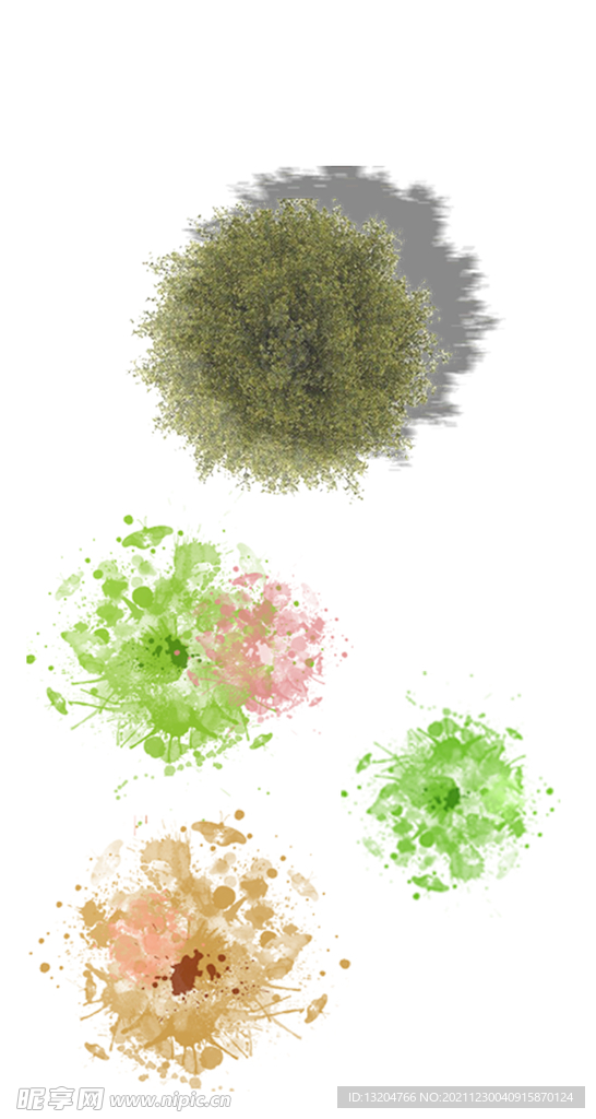 景观绿植设计平面图