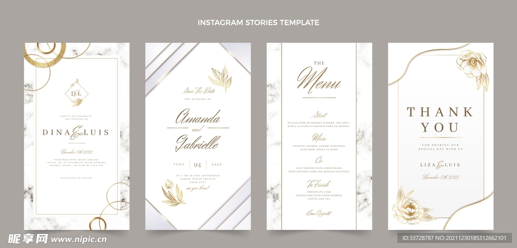 婚礼请柬水牌展板