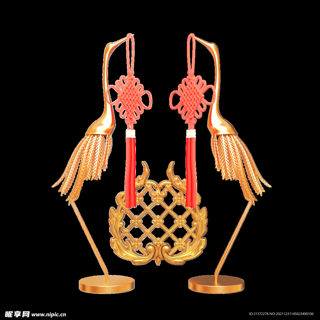  金色城市剪影素材图片 