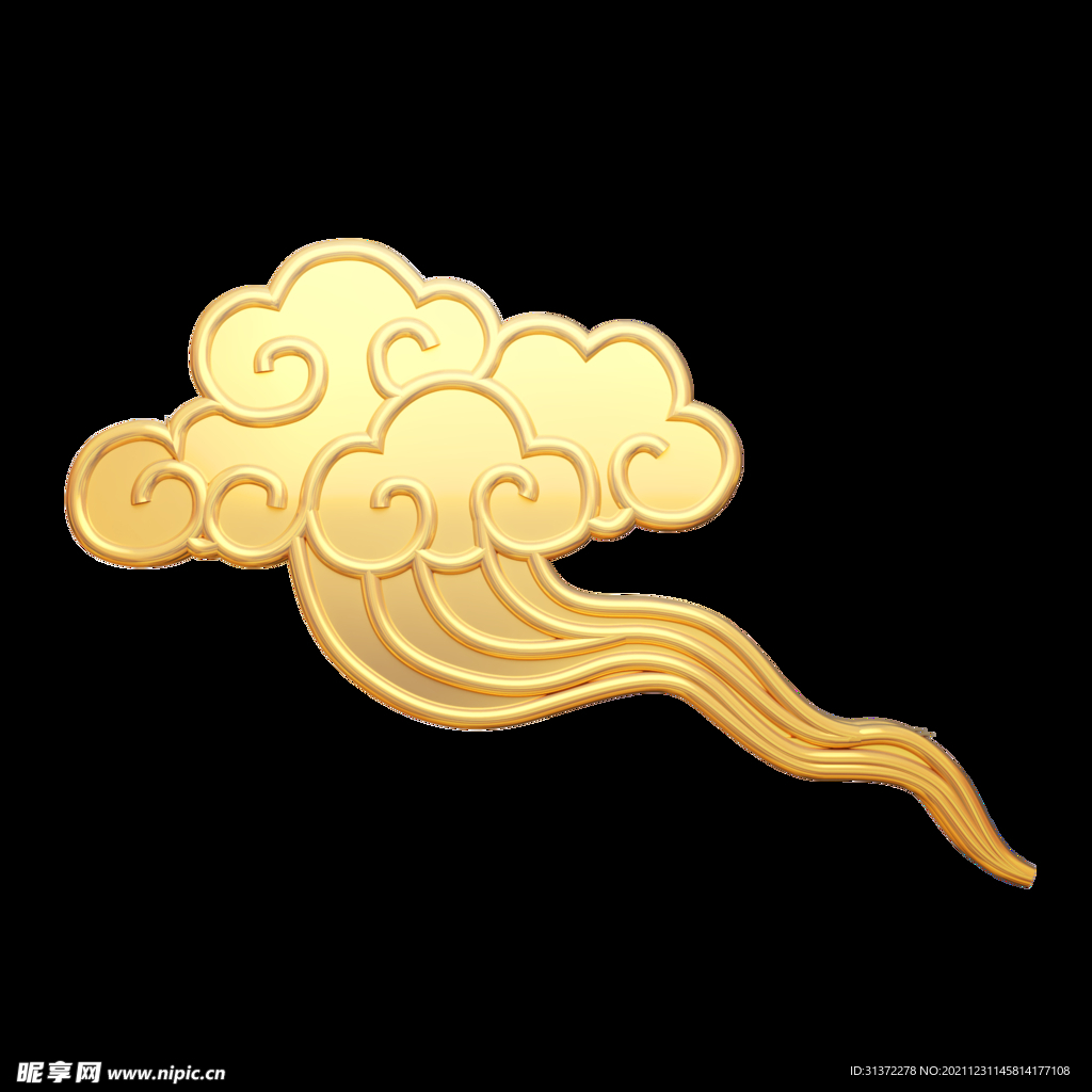 金色城市剪影素材图片 