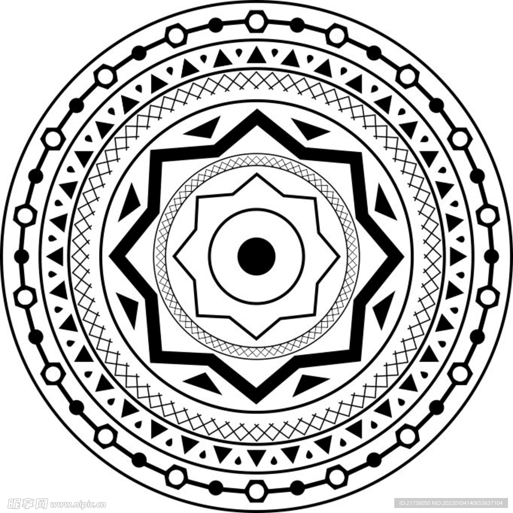 中国异域风图案