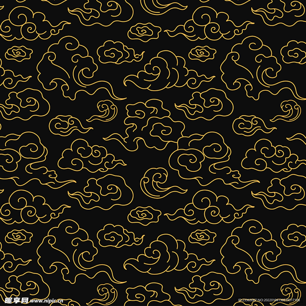 矢量背景花纹古典国潮底纹边框