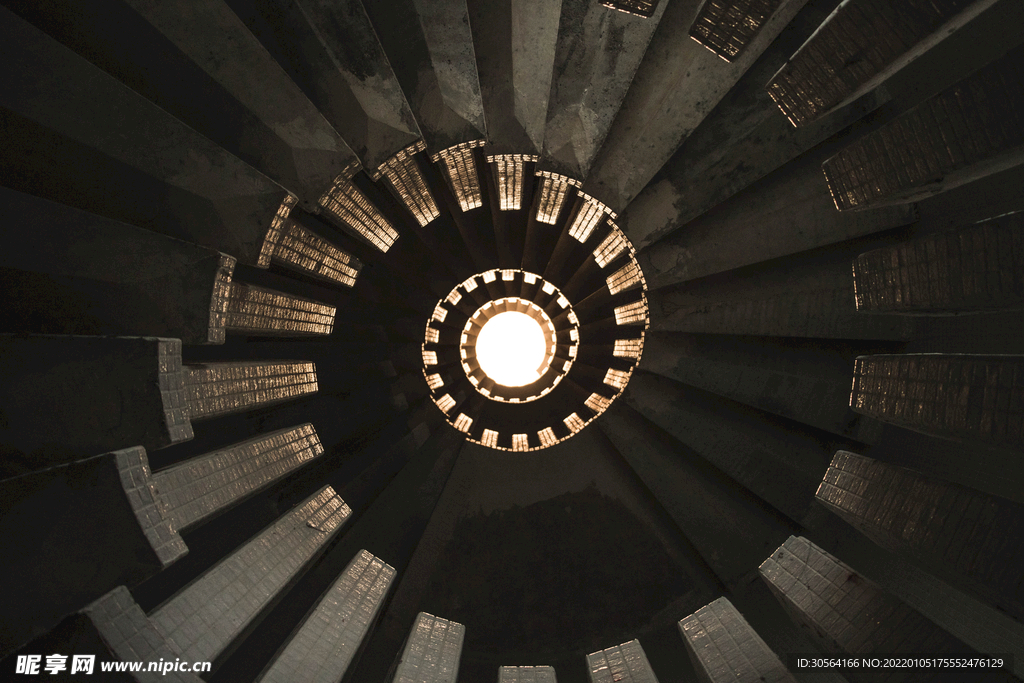 建筑旋涡楼梯背景素材