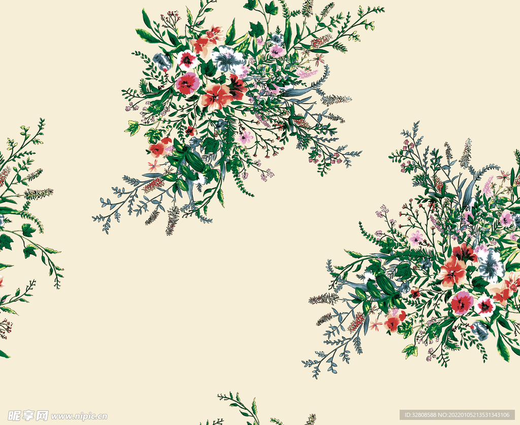 大牌 几何 小碎花 潮流 