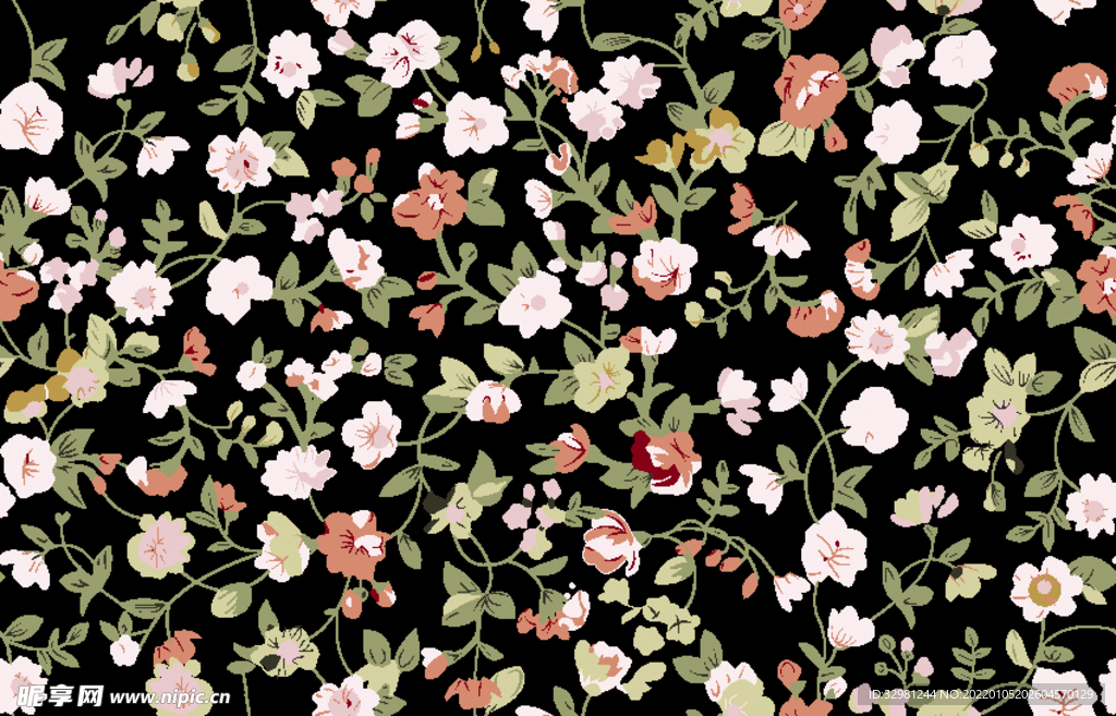 大牌  几何 小碎花