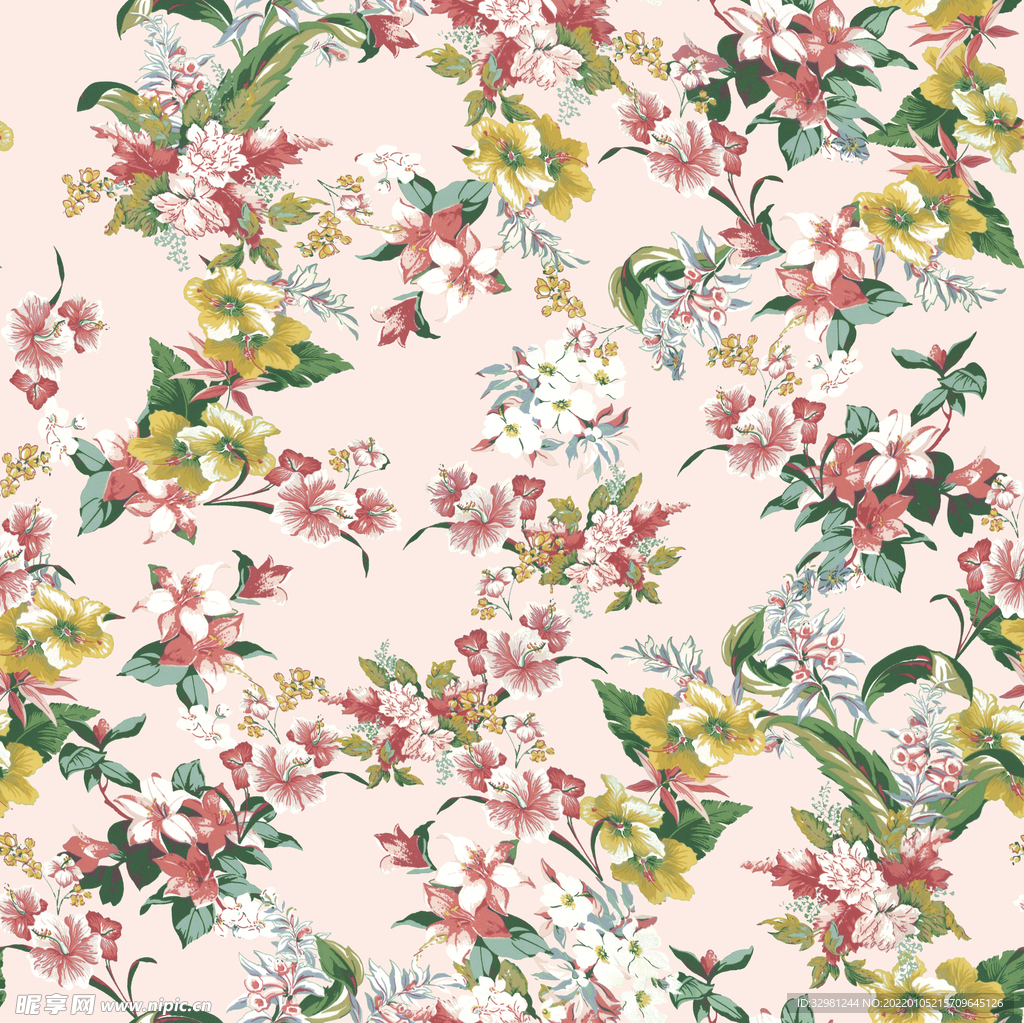 大牌  小碎花 几何 拼接链条