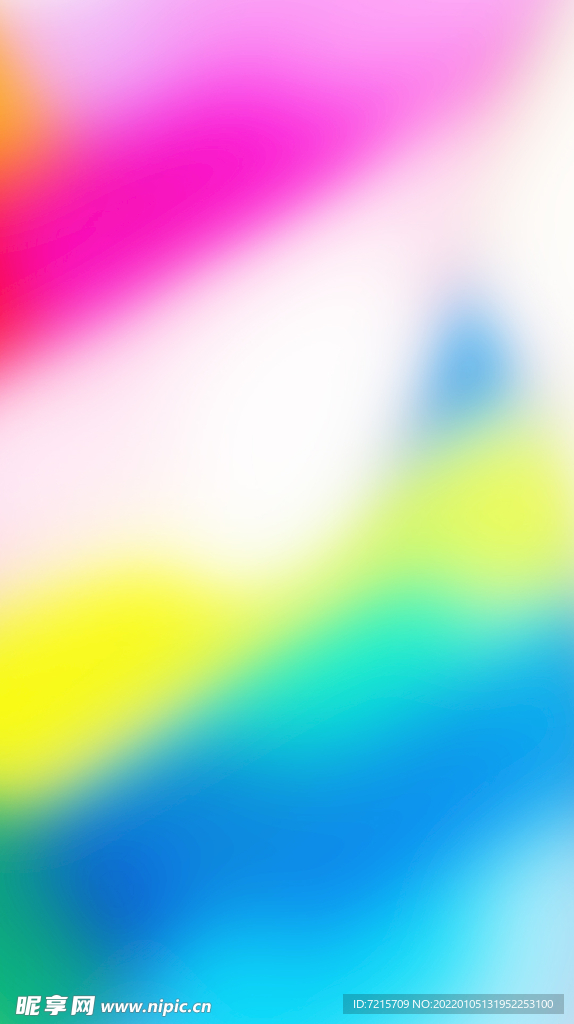 炫彩背景手机端海报尺寸