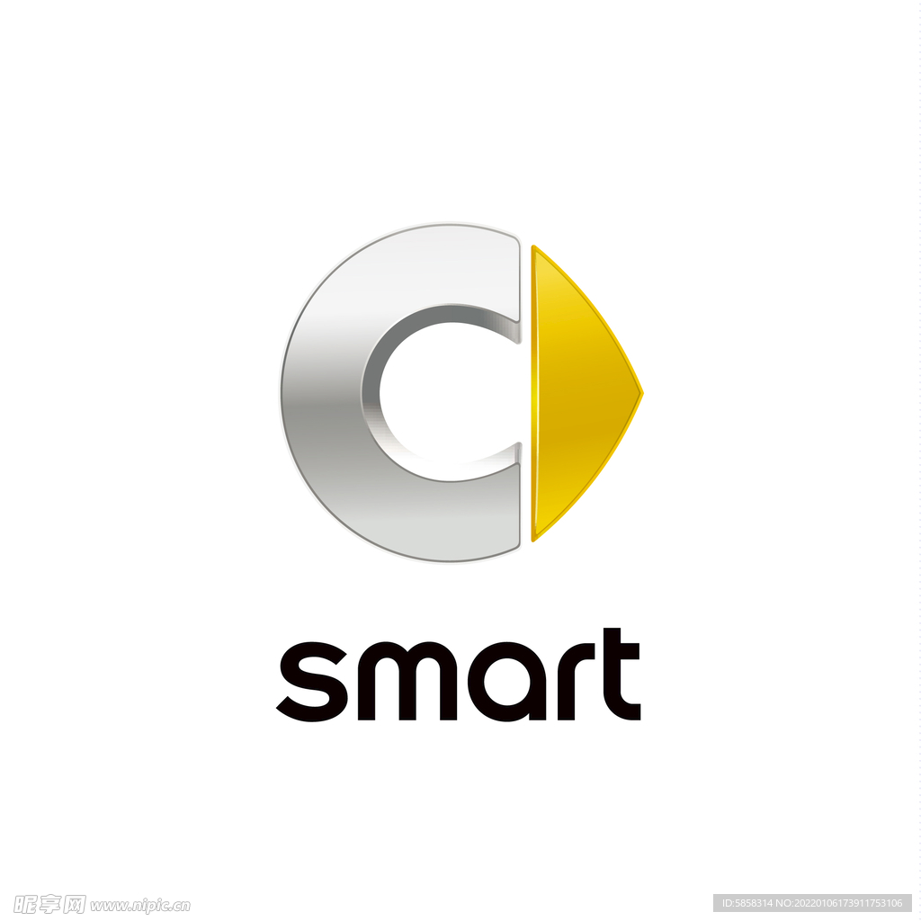 smart车标