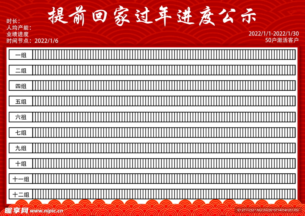 提前回家过年进度公示