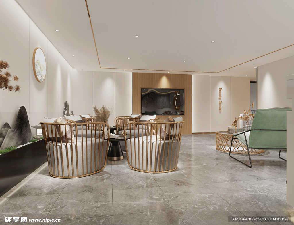  美业空间设计 美容院设计  