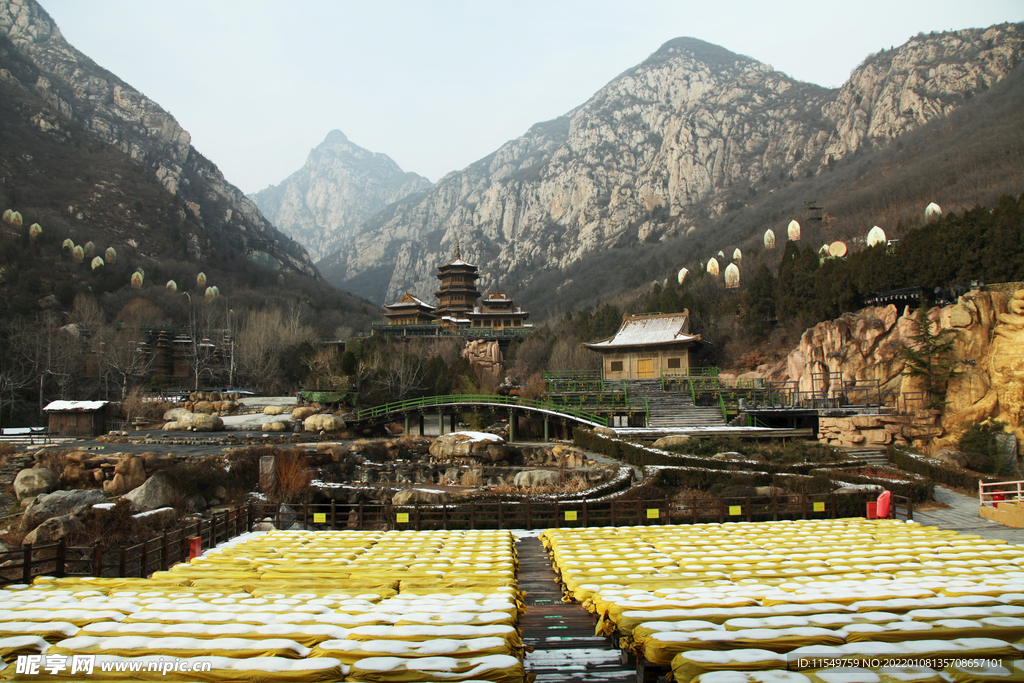 禅宗少林音乐大典实景剧场全景