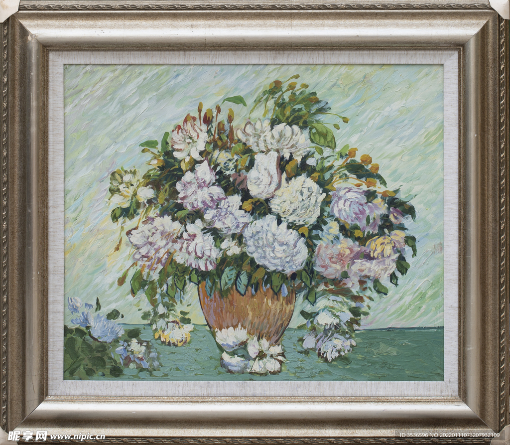 抽象油画花卉高清大图