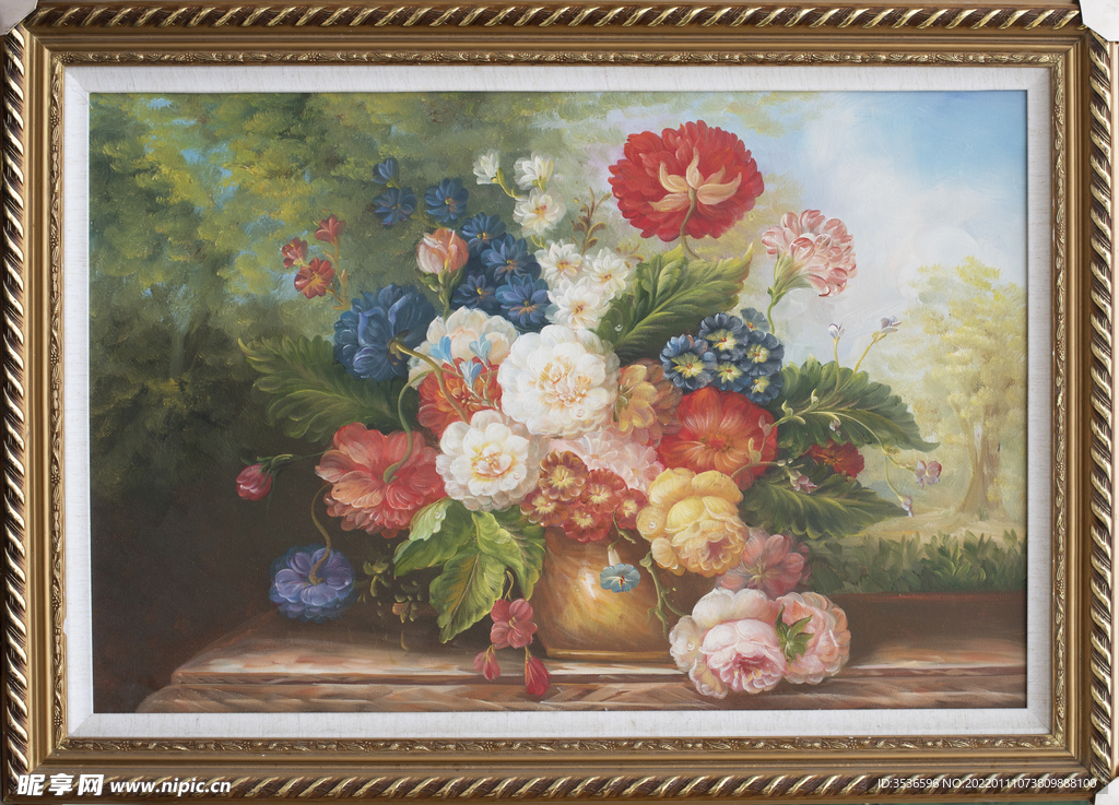 花卉油画超高清图