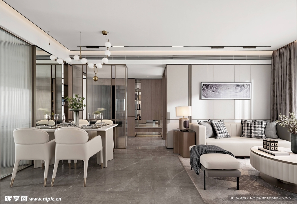 新中式风格家装实景图