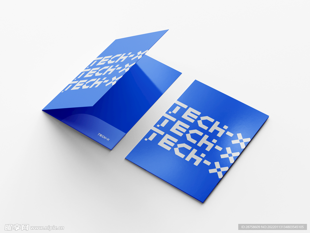 高端企业文件夹封套提案样机