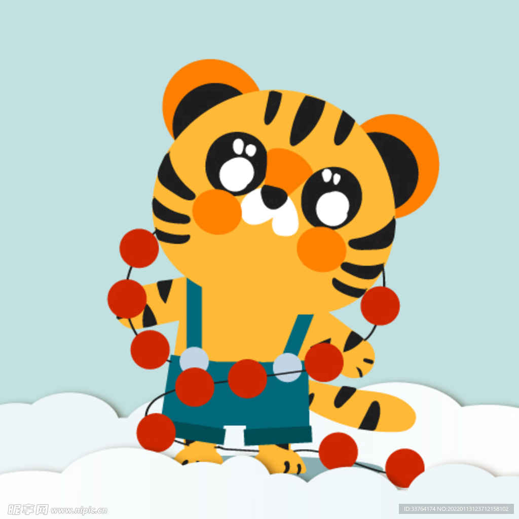 卡通老虎