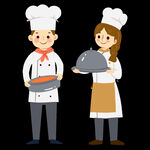 透明底厨师人物图片