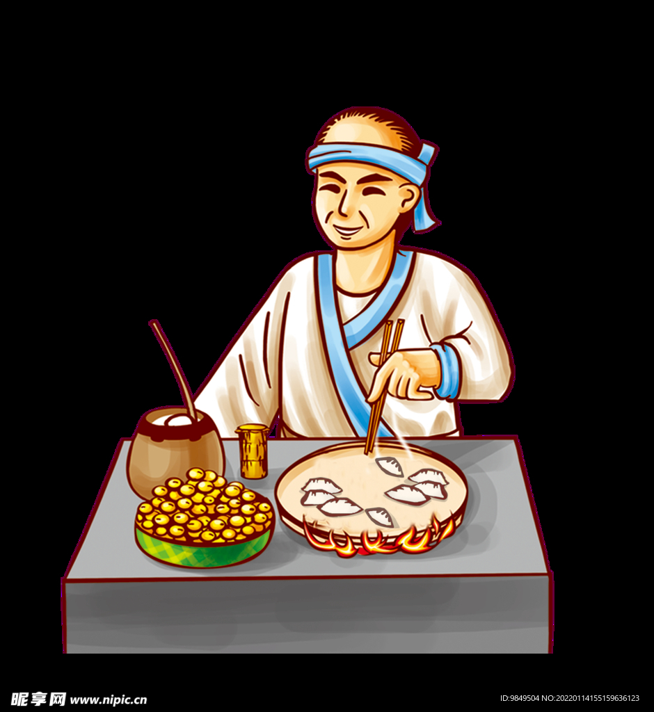  传统文化PNG  传统手工 