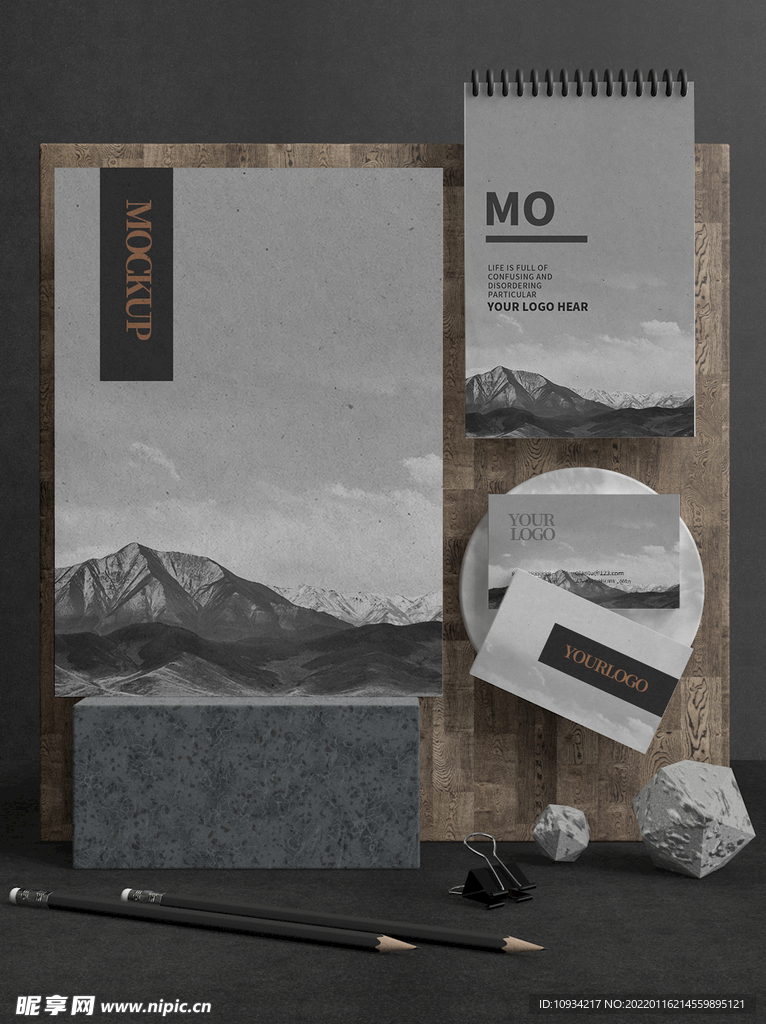 样机 文创  提案 立体 VI