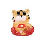 新年虎表情