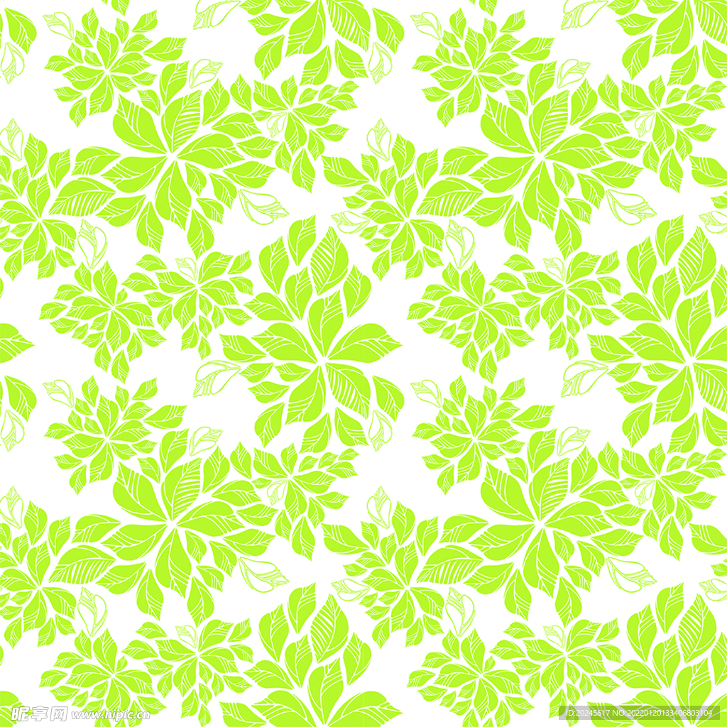 树叶花纹