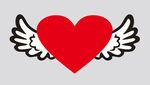 爱心翅膀