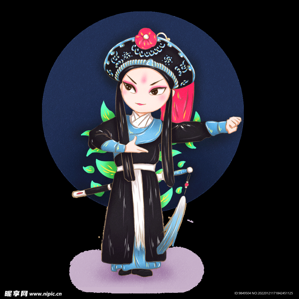 戏曲人物PNG 戏曲元素 京剧