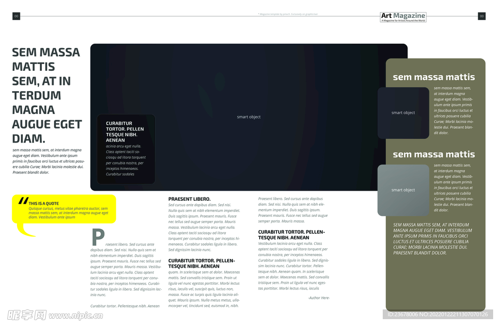 英文画册 简约艺术 ART  