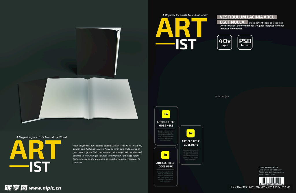 英文画册 简约艺术 ART  