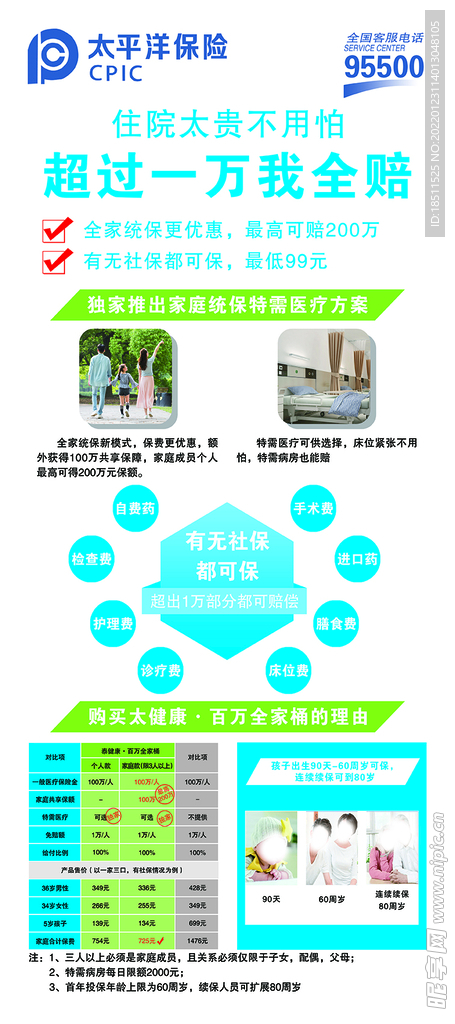 太平洋保险展架