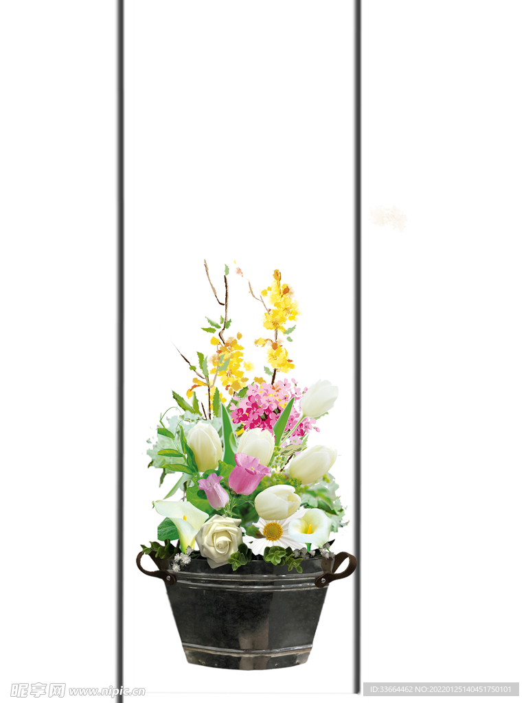 花卉分层素材挂件