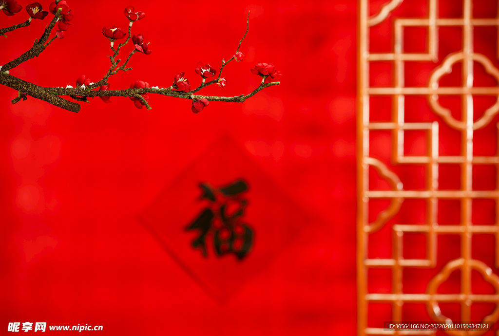 新年中式复古背景素材