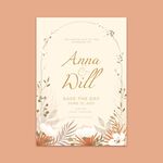 婚礼背胶版 婚礼水牌 邀请函