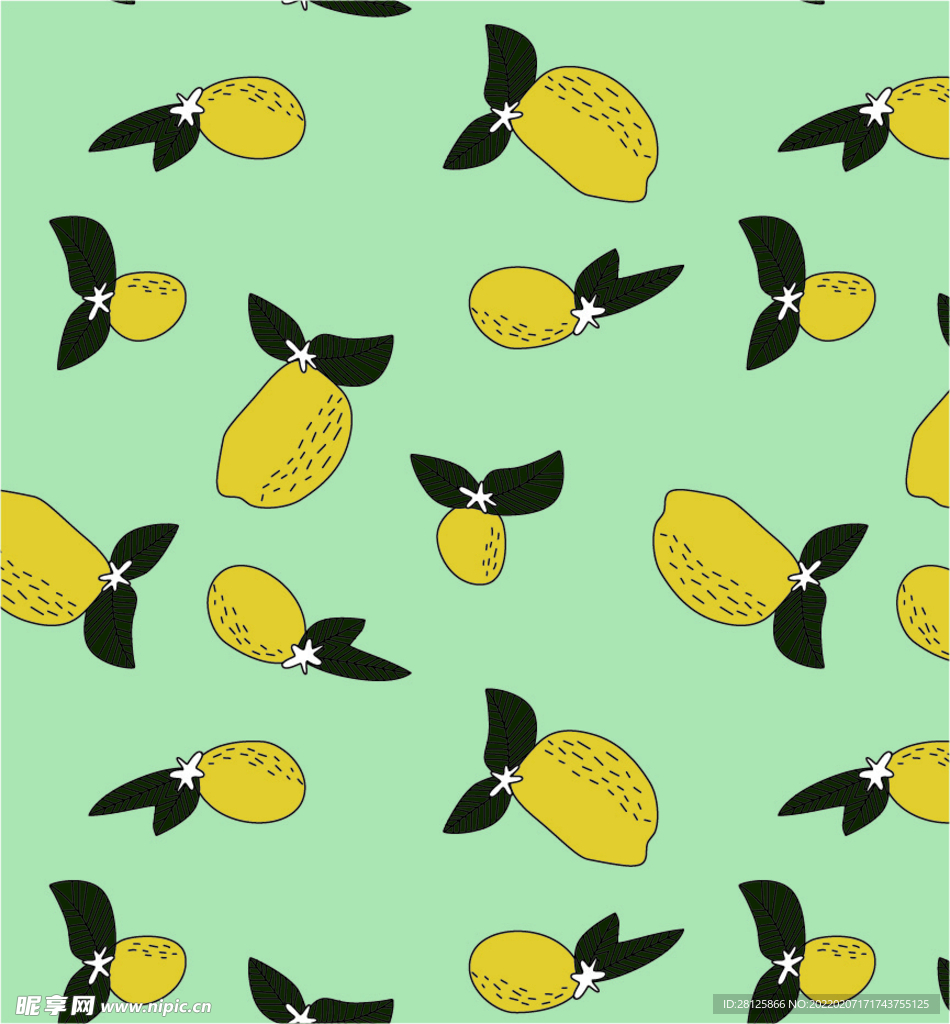 水果 卡通 柠檬