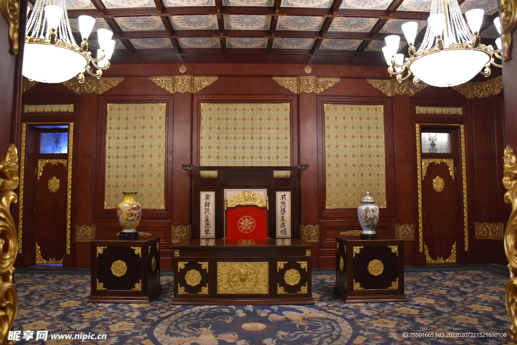 伪满皇宫博物院民国建筑室内