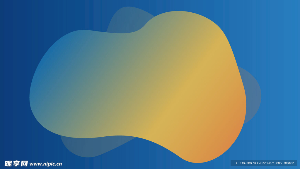 深蓝流体背景banner