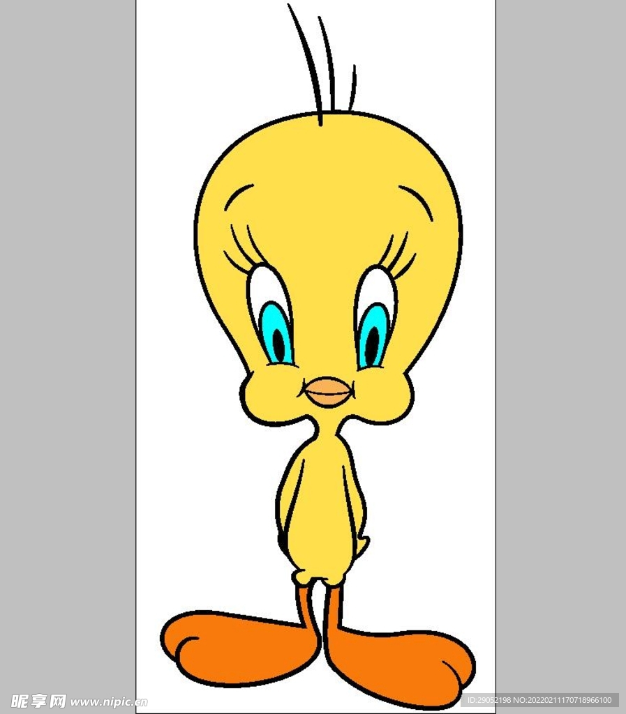 服装裁片  手绘小鸡仔 分色