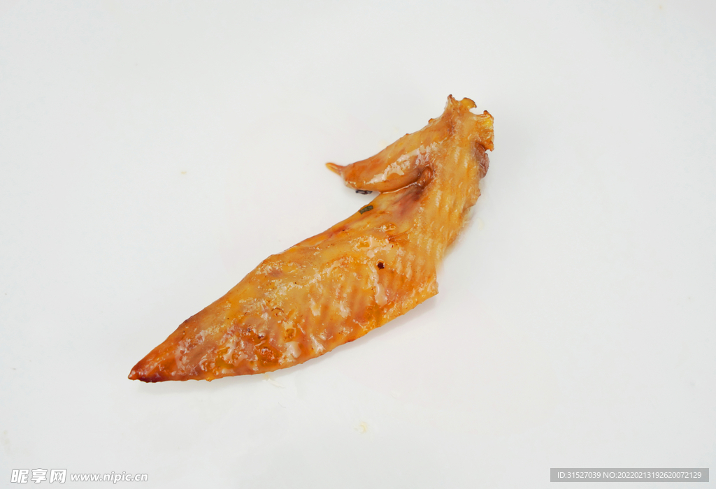 卤鸡翅尖摄影图