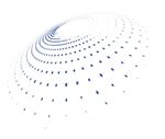 科技感蓝色波点花纹