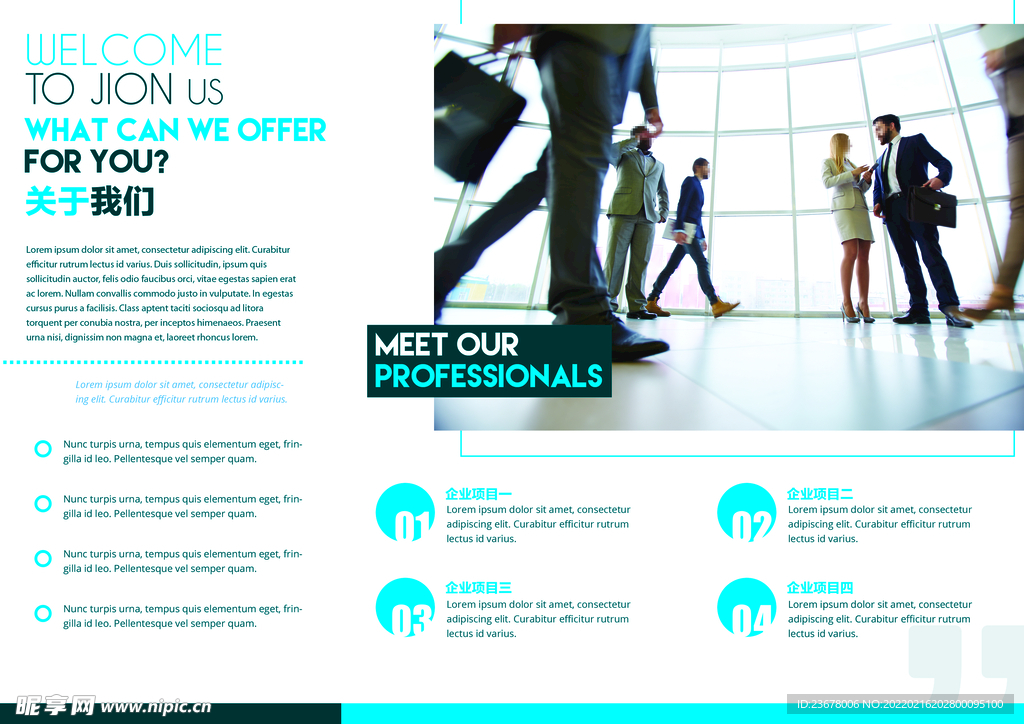 公司 三折页 宣传简介