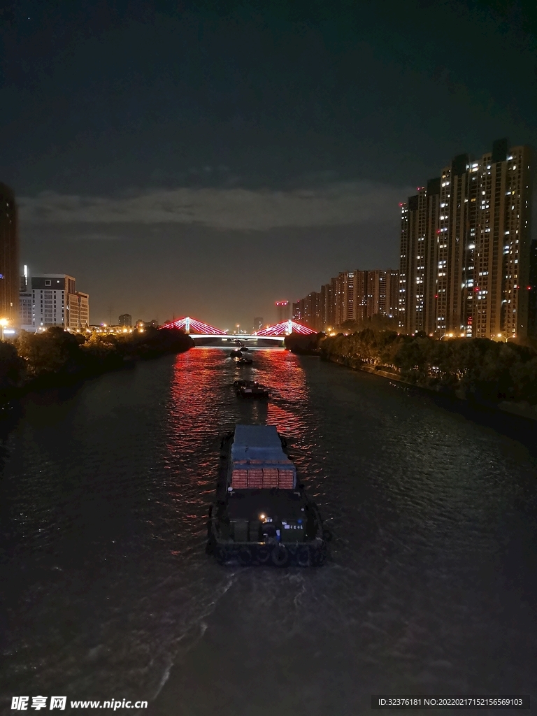 城市风光  运河夜景