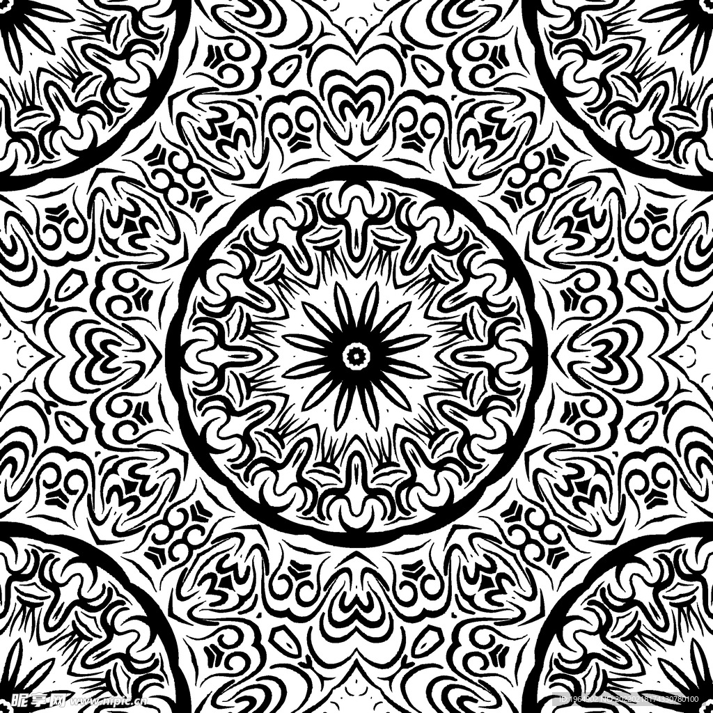 背景底纹 传统花纹 矢量底图