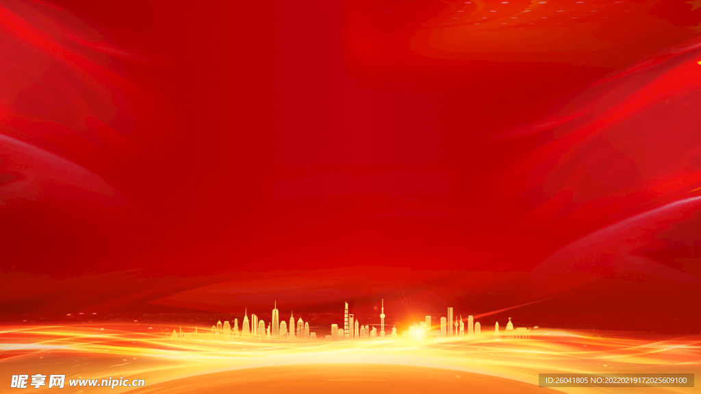 红色大气背景