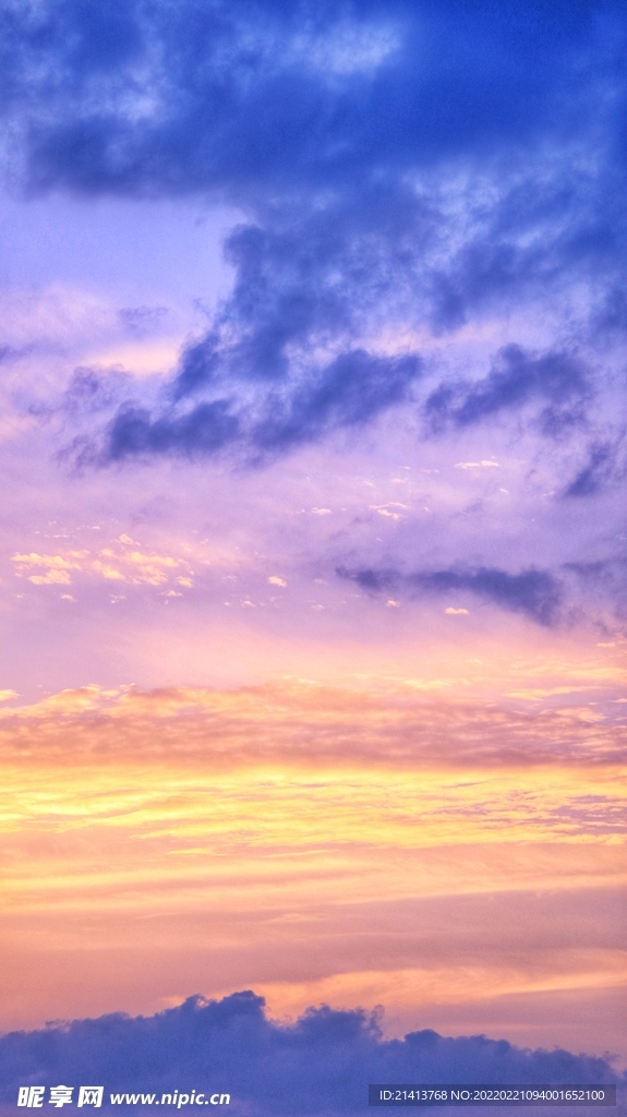天空彩霞晚霞 