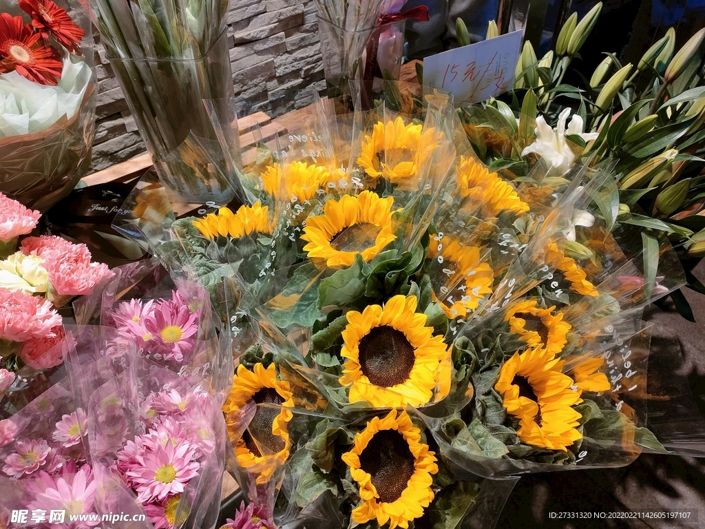 花店向日葵